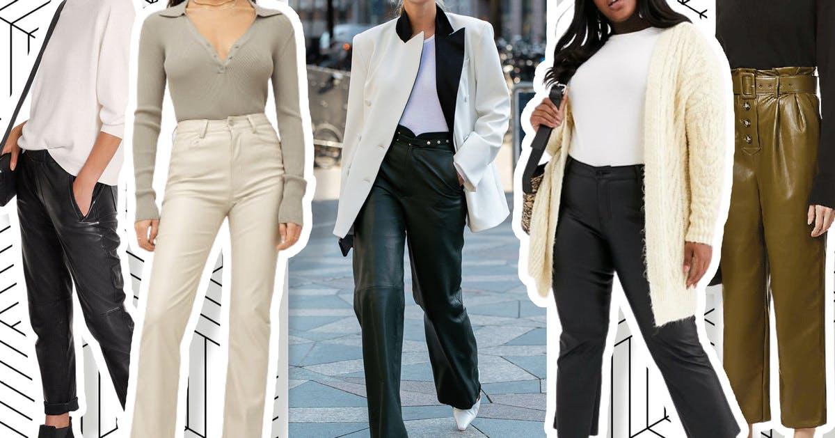 Best real, faux and vegan leather trousers to shop for autumn