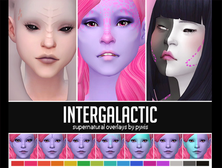 Intergalactic Supernatural Overlays Sims 4 CC