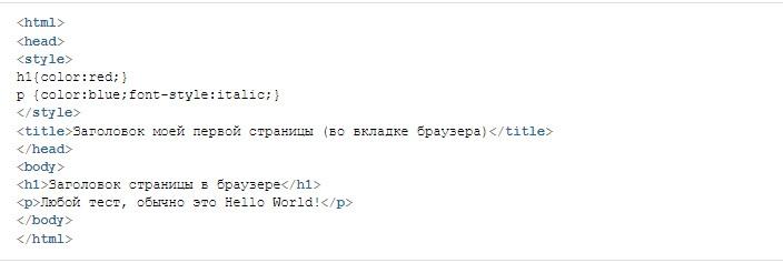HTML: что нужно знать