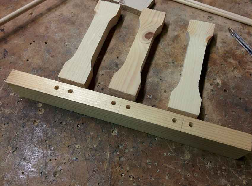 Детали спинки деревянного стула