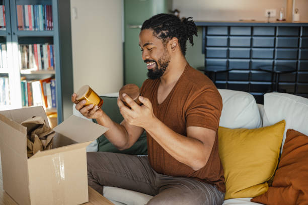 pack glasses, packing boxes, write mugs