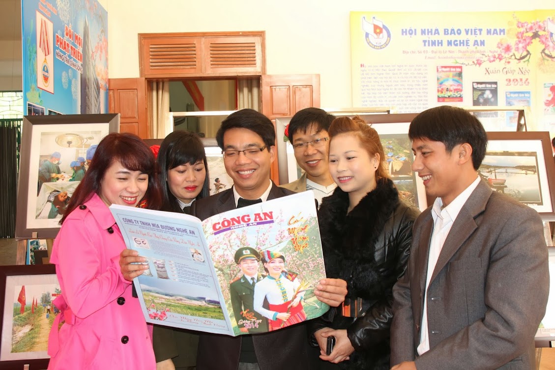 Tại gian Báo Công an Nghệ An 