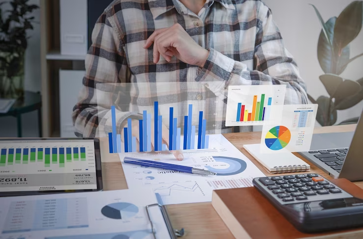 Businessperson Analysing Financial Data - Illustrating Practical Economics Work Experience