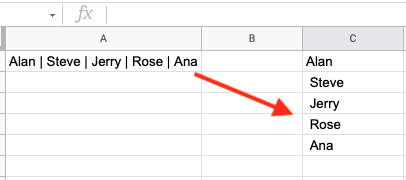 Split cell vertically in google sheets