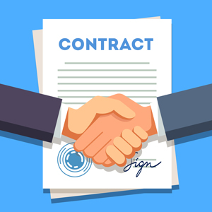 Drawing up a contract for your purchase