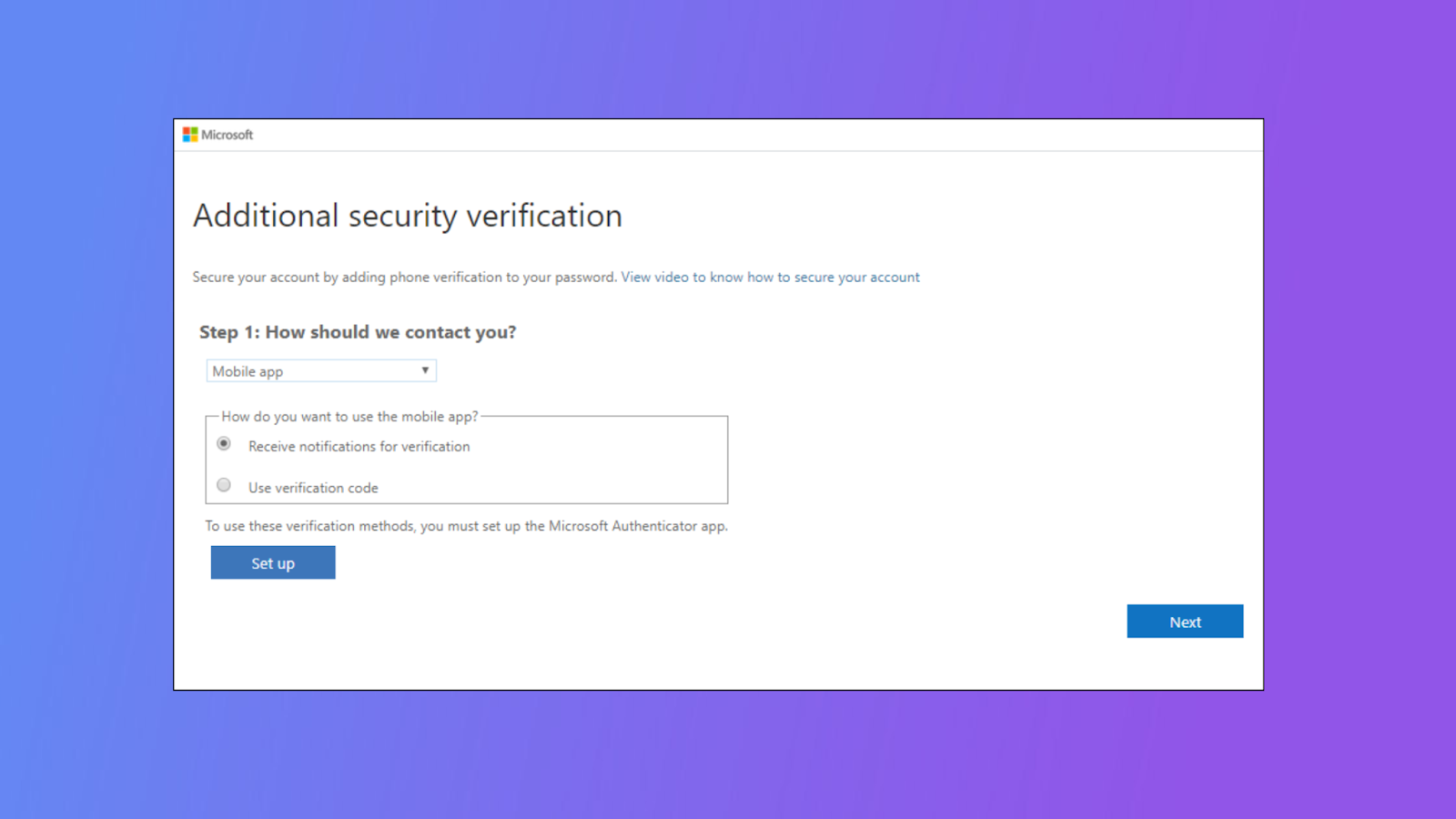 Install Microsoft Authenticator