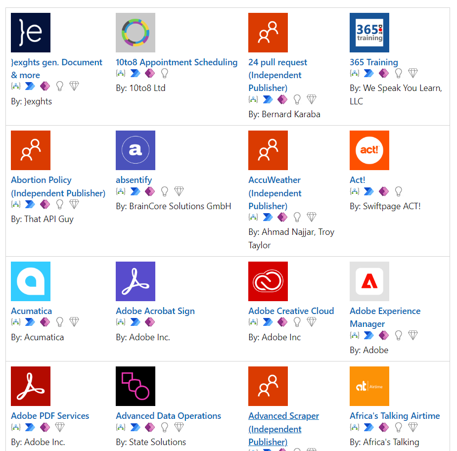 powerapps integrations