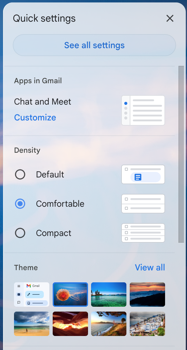 enabling an email template in gmail