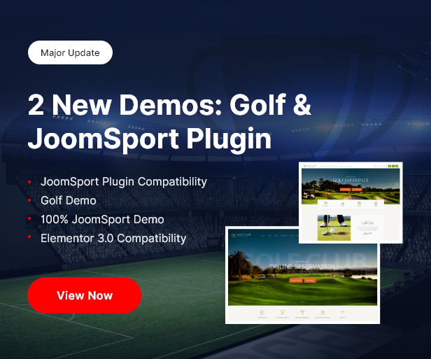 Golf and JoomSport Plugin