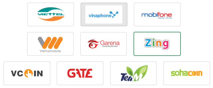 Mua thẻ zing bằng thẻ vcoin gate