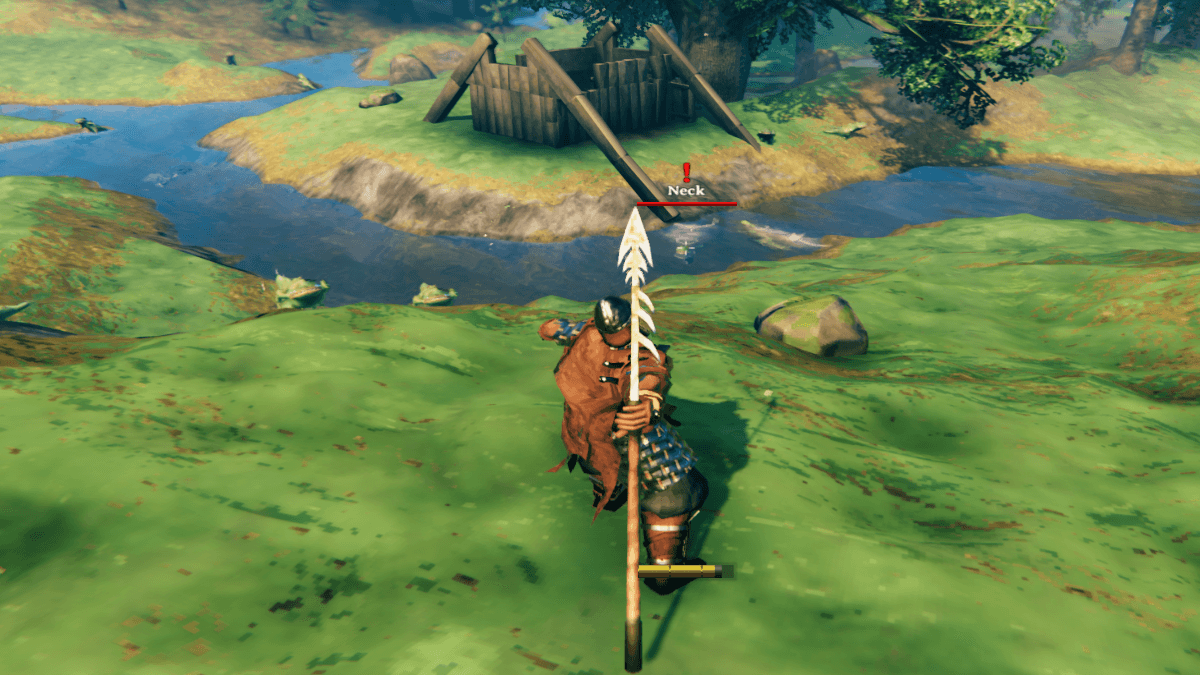 An image of the Abyssal Harpoon in Valheim.