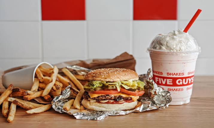 Burger, Fries and a Milkshake, California