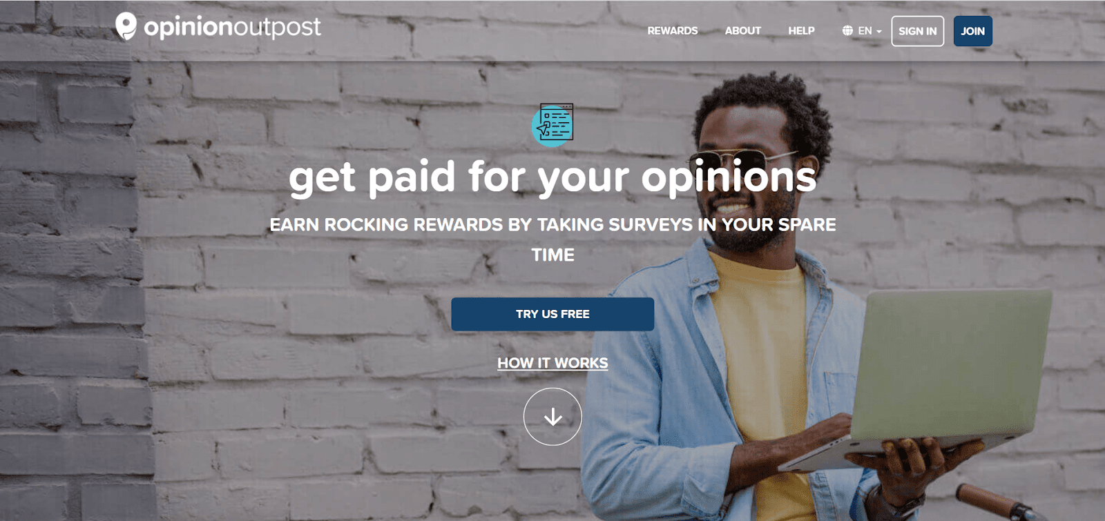 Get paid for your opinions with opinion outpost