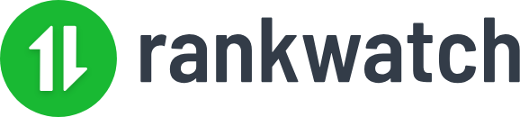 Rankwatch sign with the logo on its left