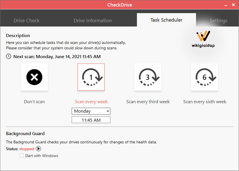 Các tính năng chính của Abelssoft CheckDrive Pro:
