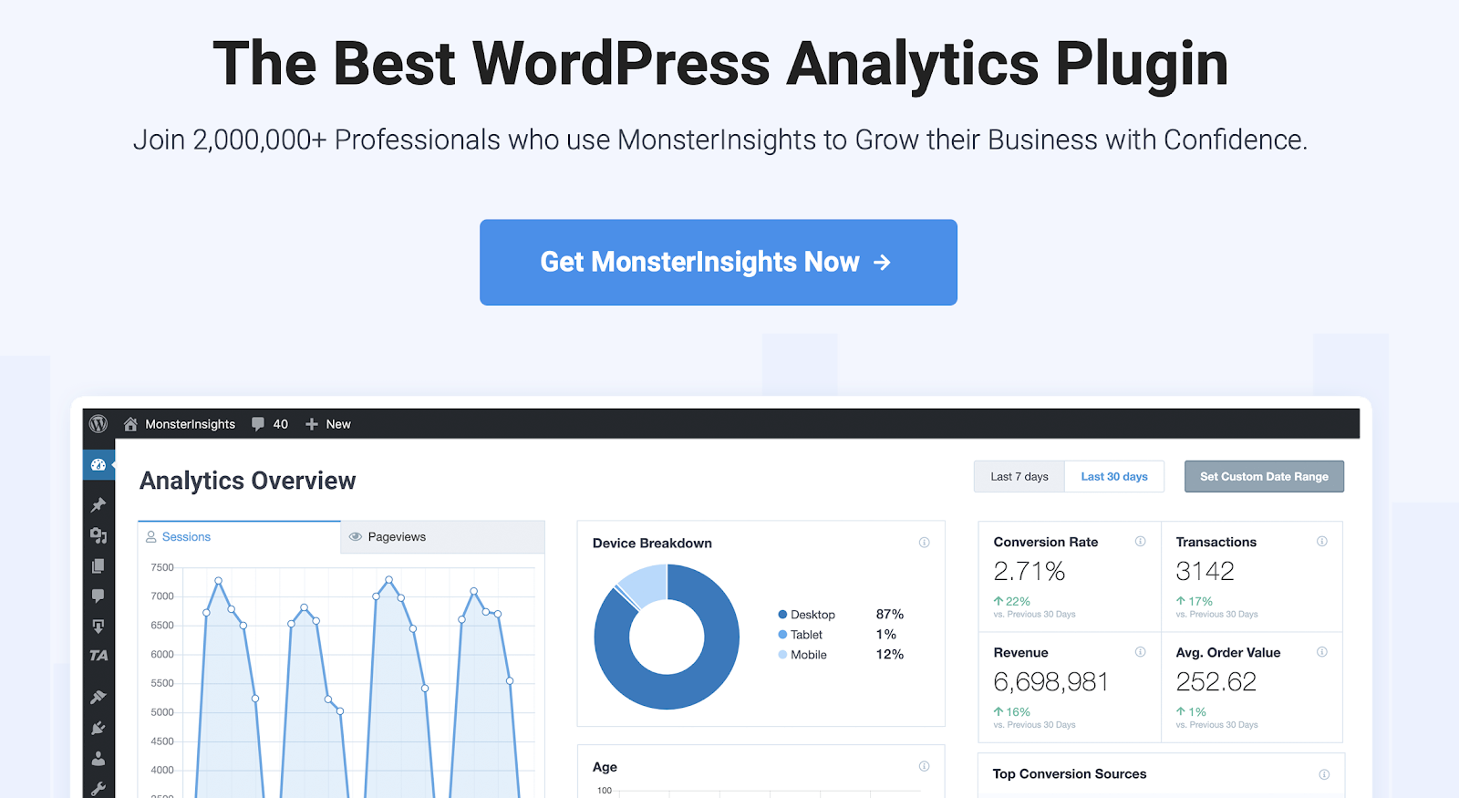 WordPress Analytics Plugin