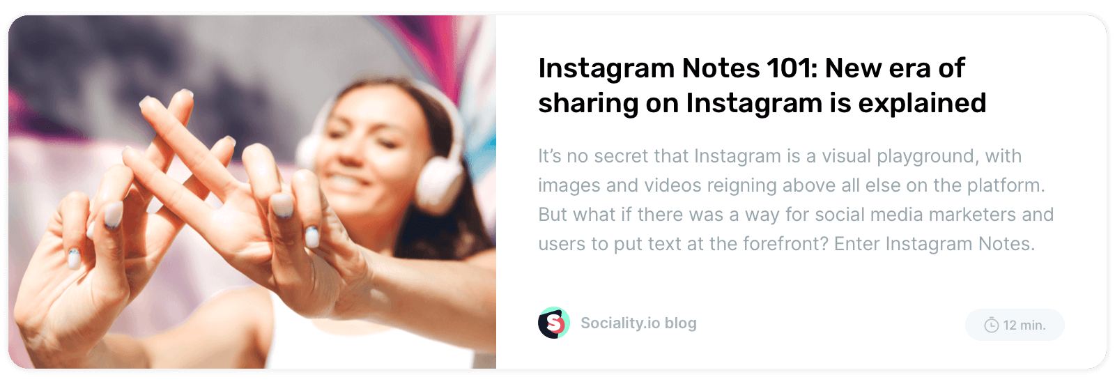 Instagram notes