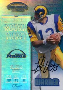 1999 Playoff Contenders Kurt Warner RC Autograph #146