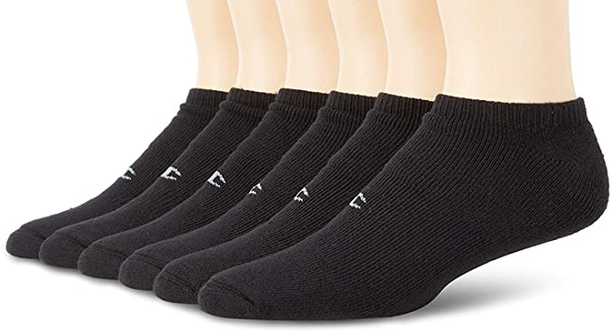 Champion Men's 6-Pack Double Dry Performance No-Show Socks