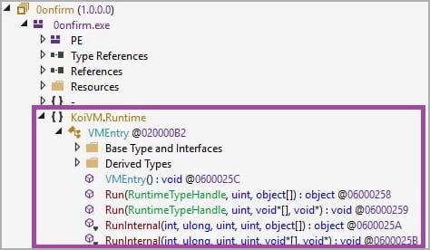 KoiVM-virtualized MalVirt assembly