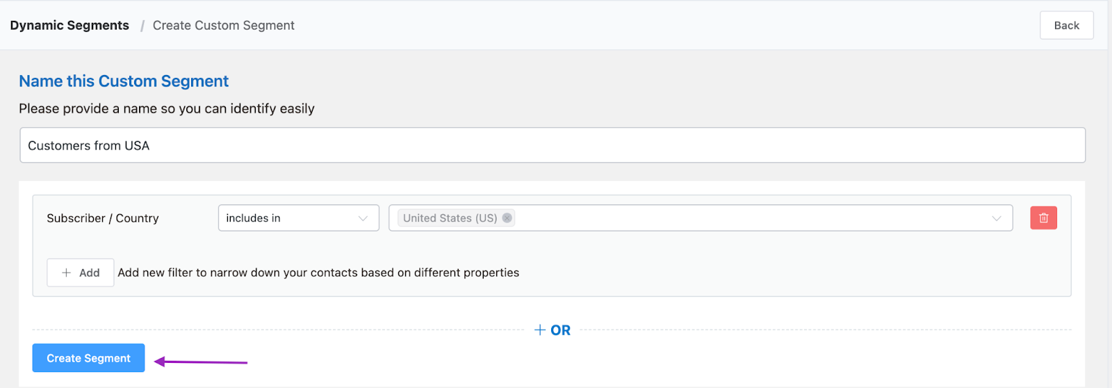 Geographic segmentation in marketing: Segmenting Contacts with FluentCRM