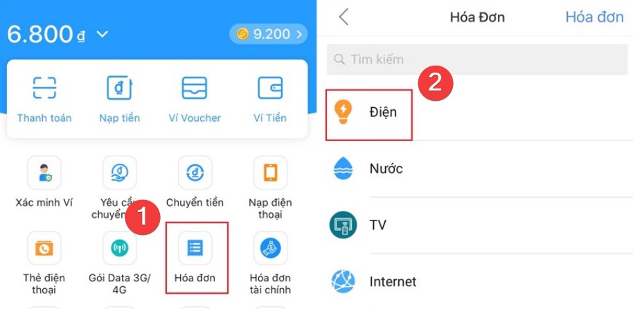 Hướng dẫn thanh toán hoá đơn trên Airpay