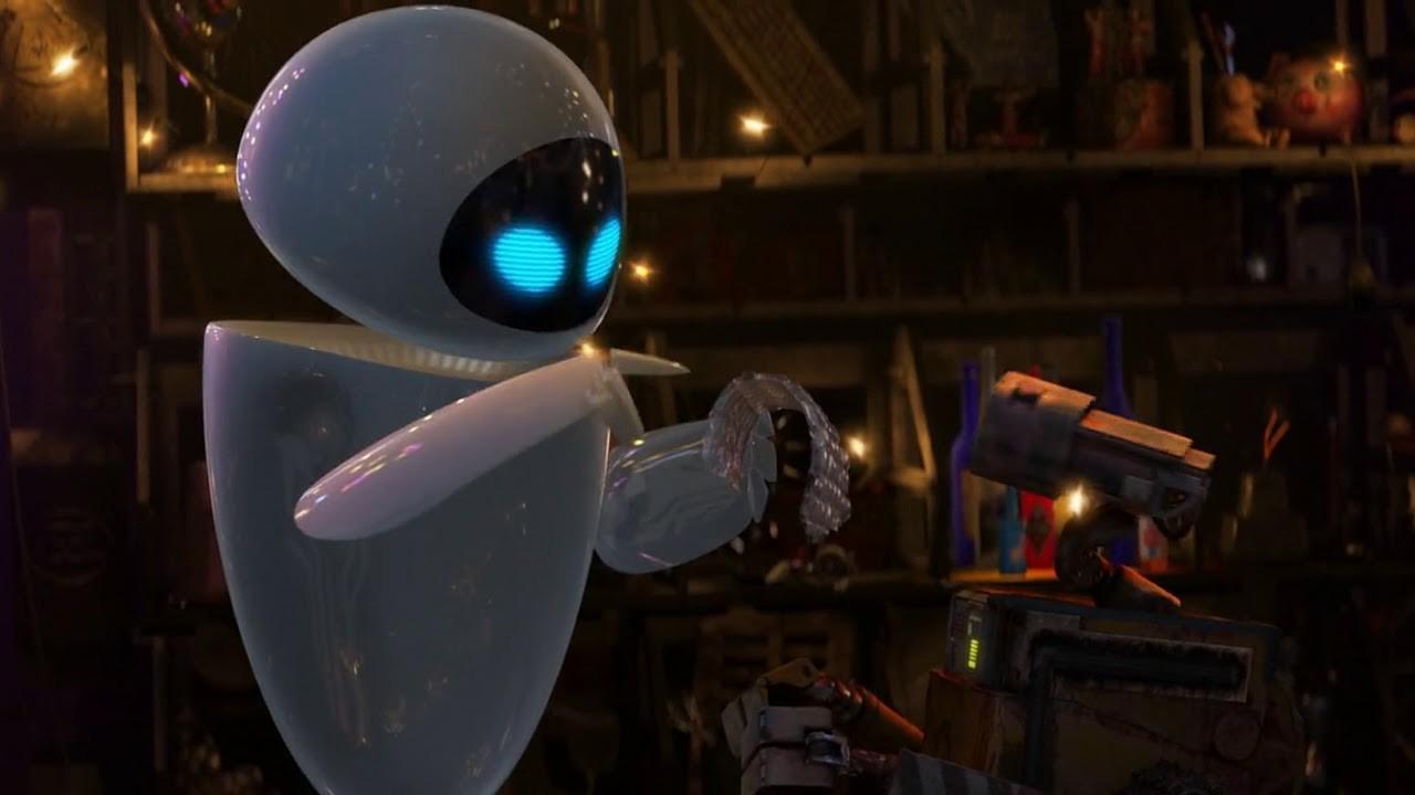 EVE explores things with Wall-E