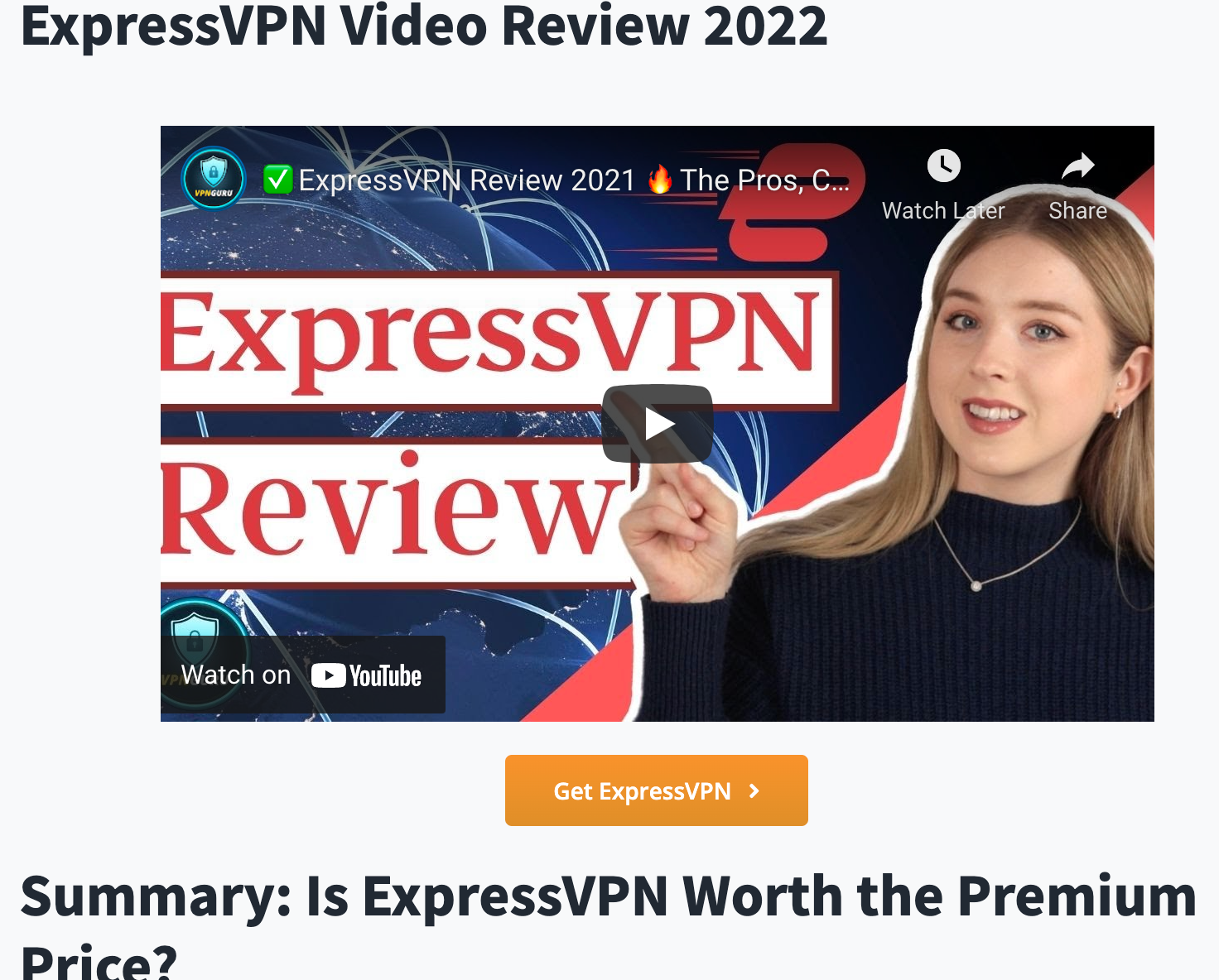 express vpn youtube review