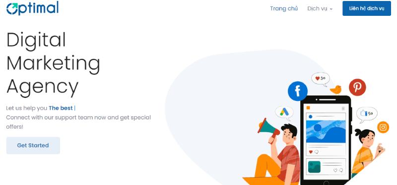 OPtimal Agency là đơn vị cho thuê tài khoản Facebook Ads cá nhân no limit uy tín, chất lượng