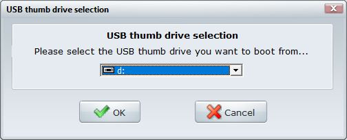Lựa chọn USB bạn có thể kiểm tra USB Boot