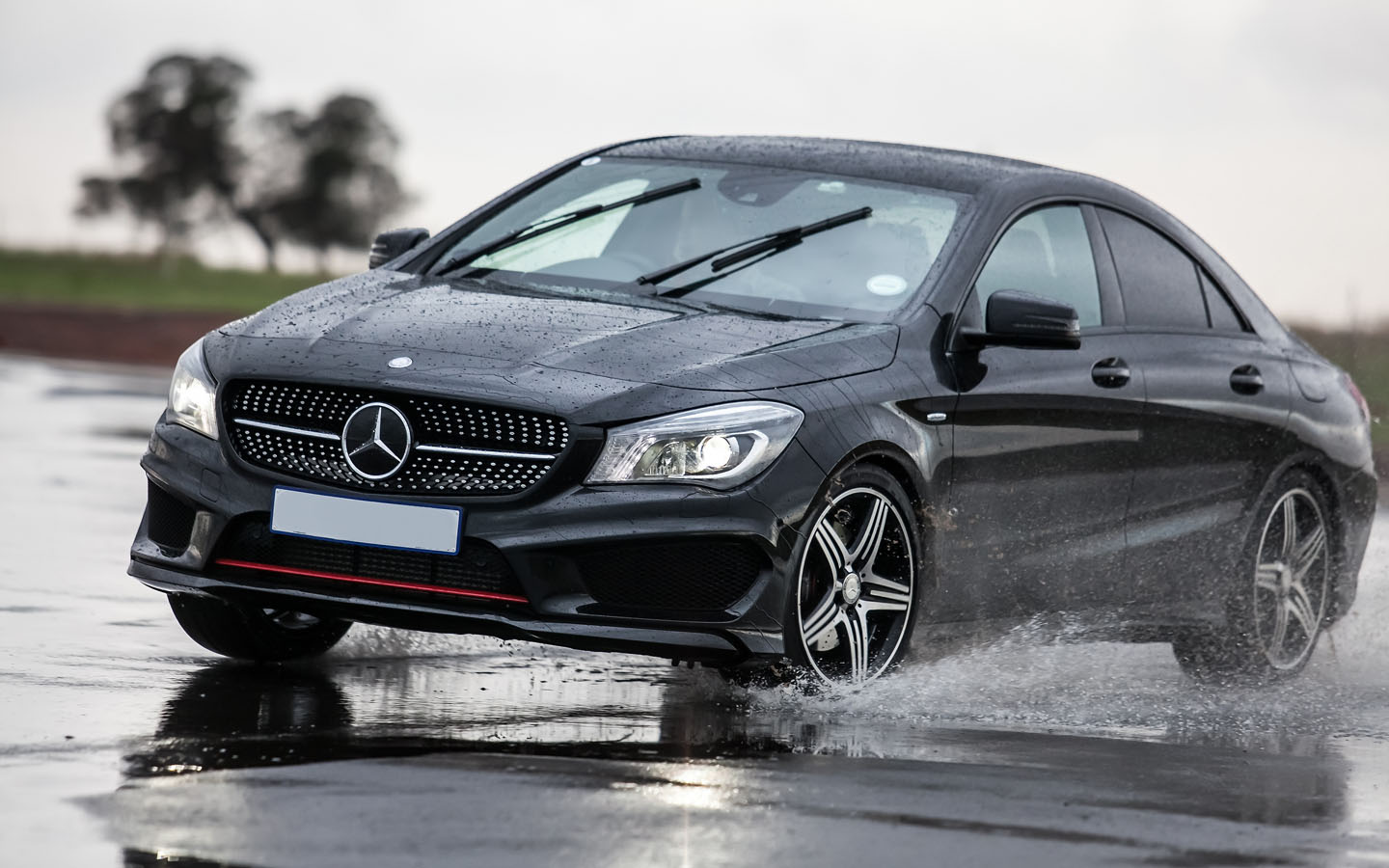 Hydroplaning causes loss of traction control