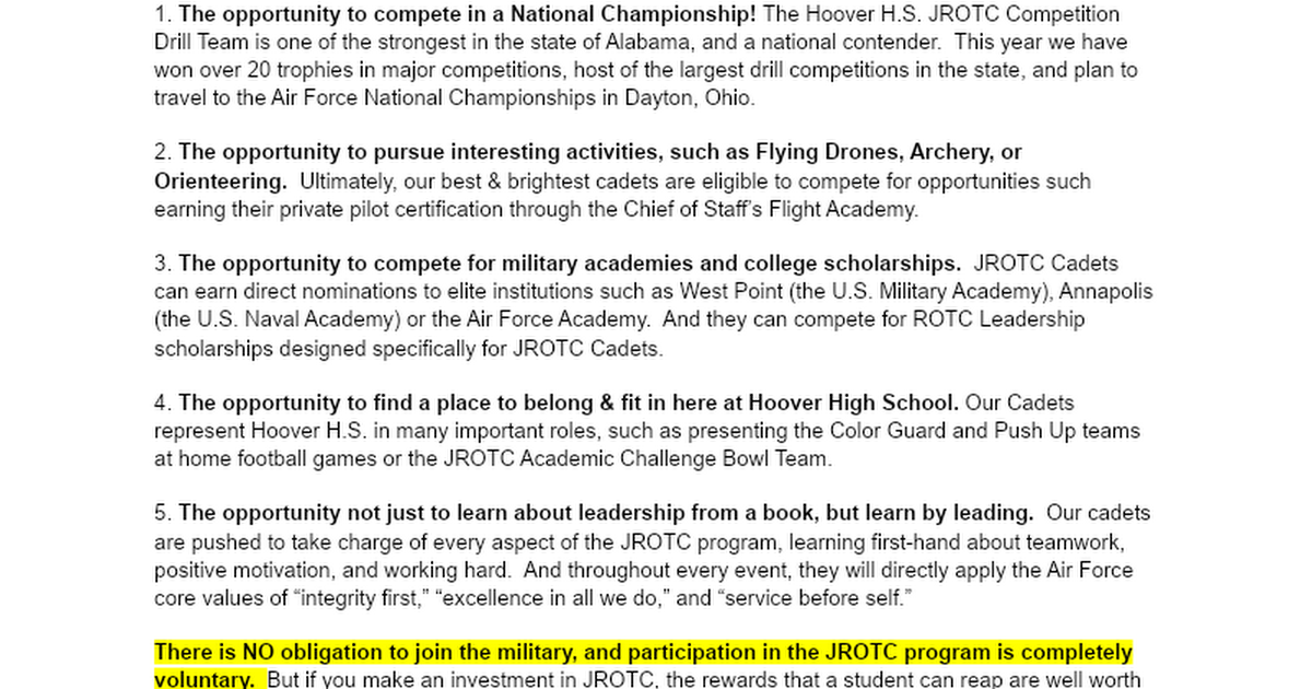 Prospective Air Force Junior ROTC Family(2)
