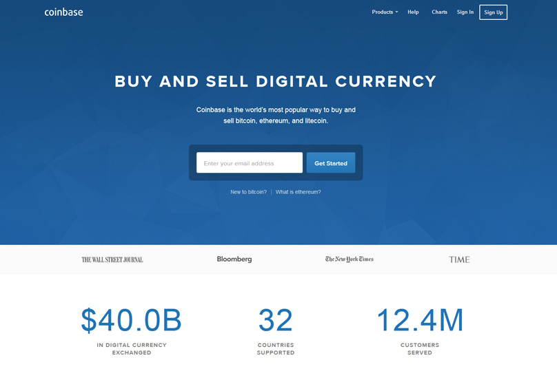 Coinbase Website