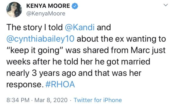 Kenya Moore had a shocking revelation on RHOA. - theJasmineBRAND - marc daly net worth