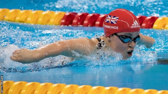 Britain's Ellie Simmonds in action at the Rio Paralympics