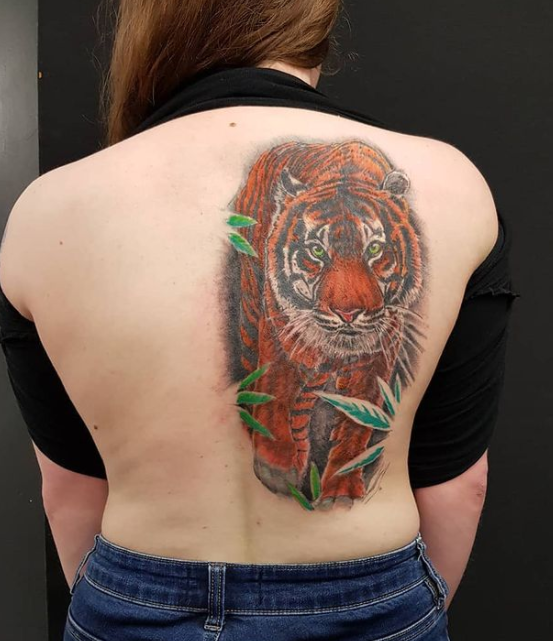 Wonderful Tiger Tattoo Design