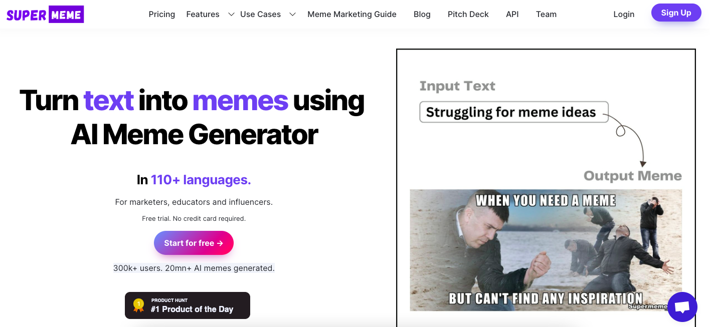 AI Meme Generator - Turn text into memes in seconds