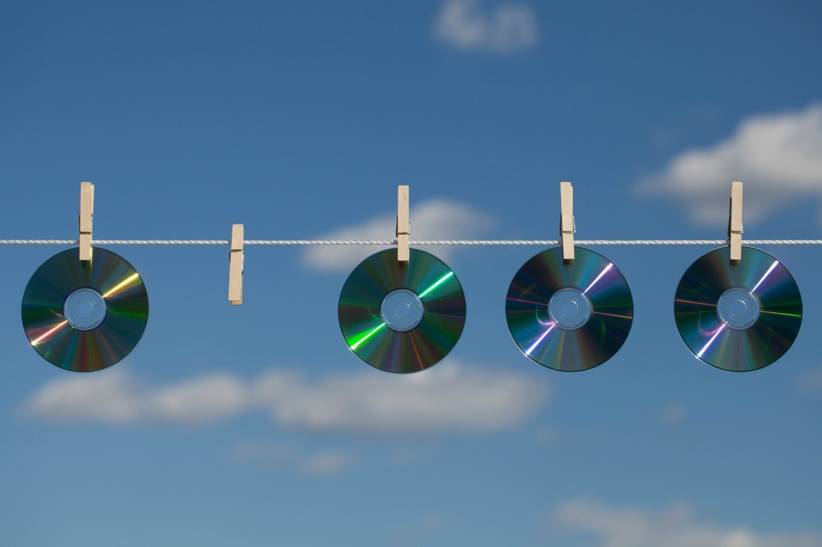 Hanging CD Disks