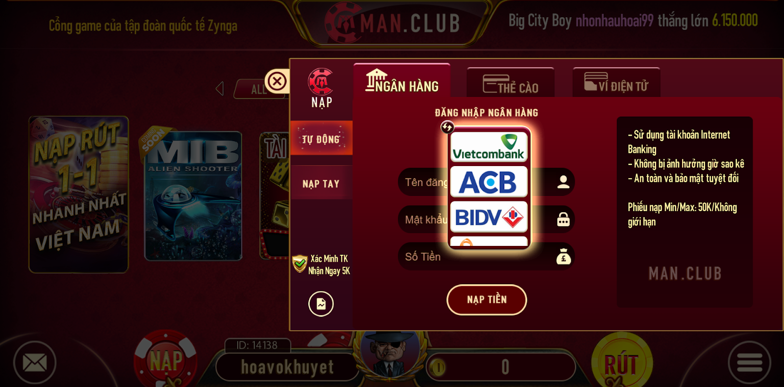 Man Club - Game bài phái mạnh 4