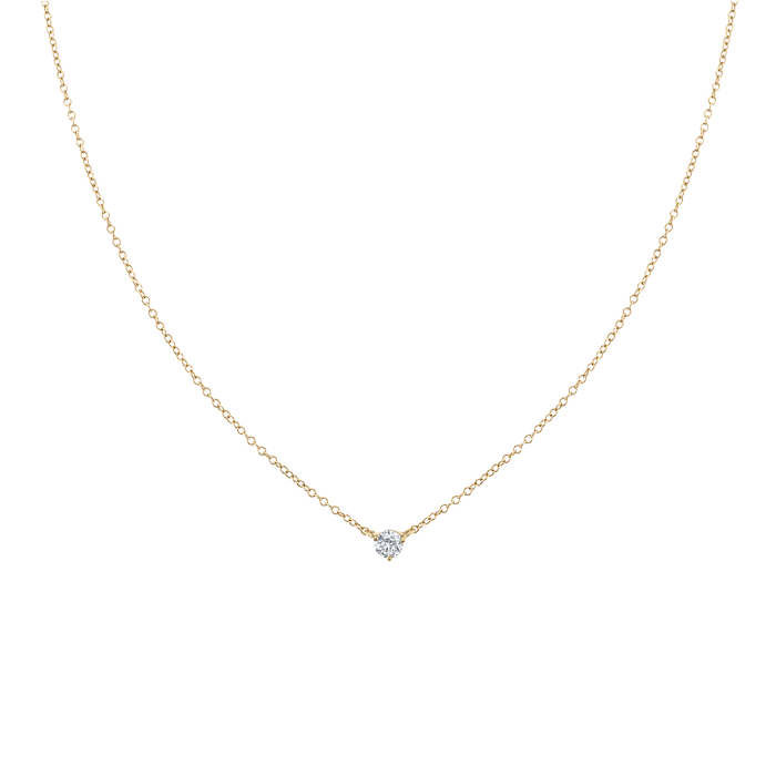 floating diamond necklace