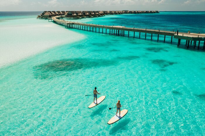 Trải nghiệm tour du lịch Maldives - Khí hậu Maldives thích hợp cho những hoạt động giải trí dưới nước hấp dẫn