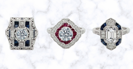 Complete Guide to Art Deco Engagement Rings