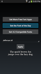 Download Font Switcher for Galaxy S4 apk