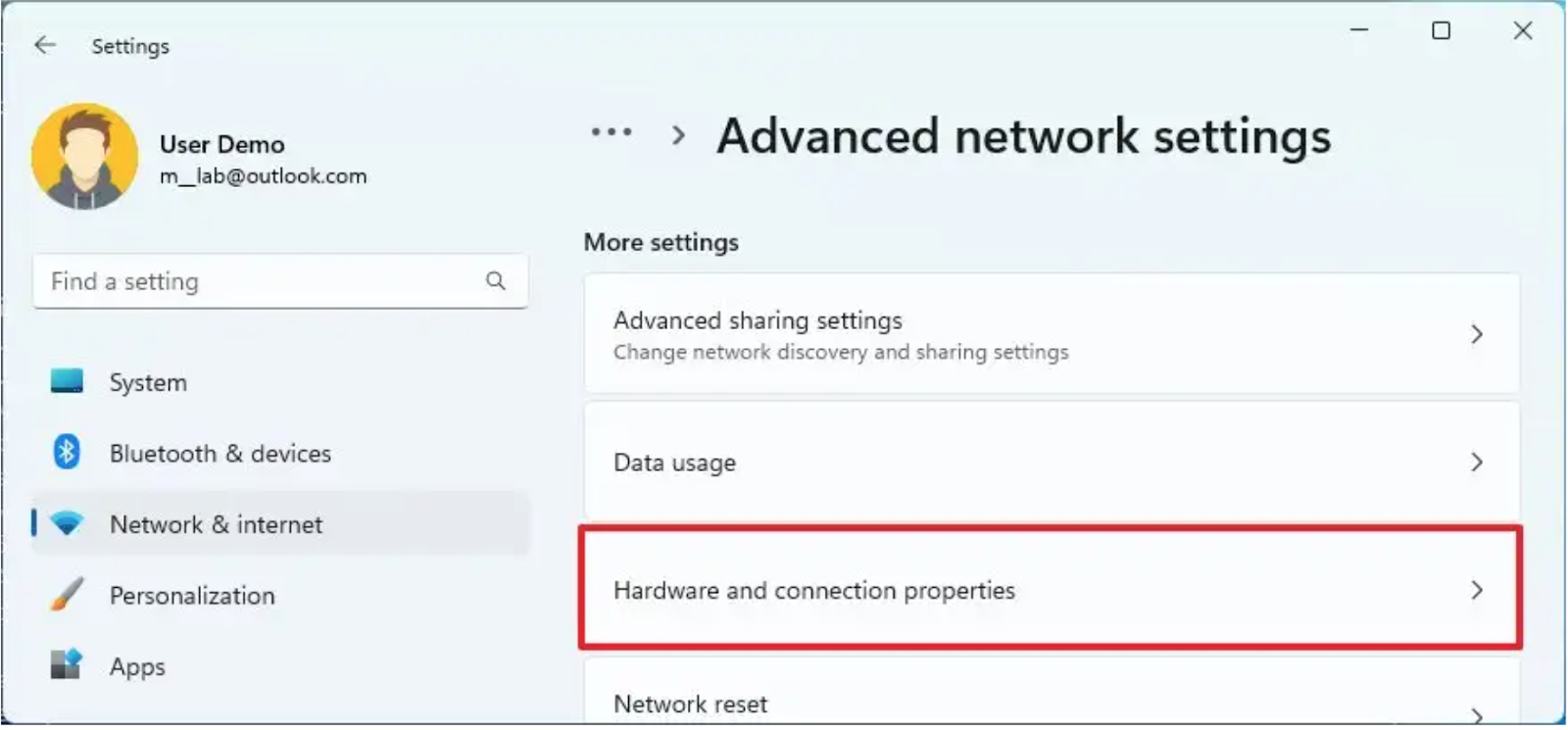 How to find router’s IP in Windows 11.