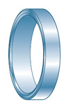 Элементы роликового цилиндрического подшипника - наружное кольцо