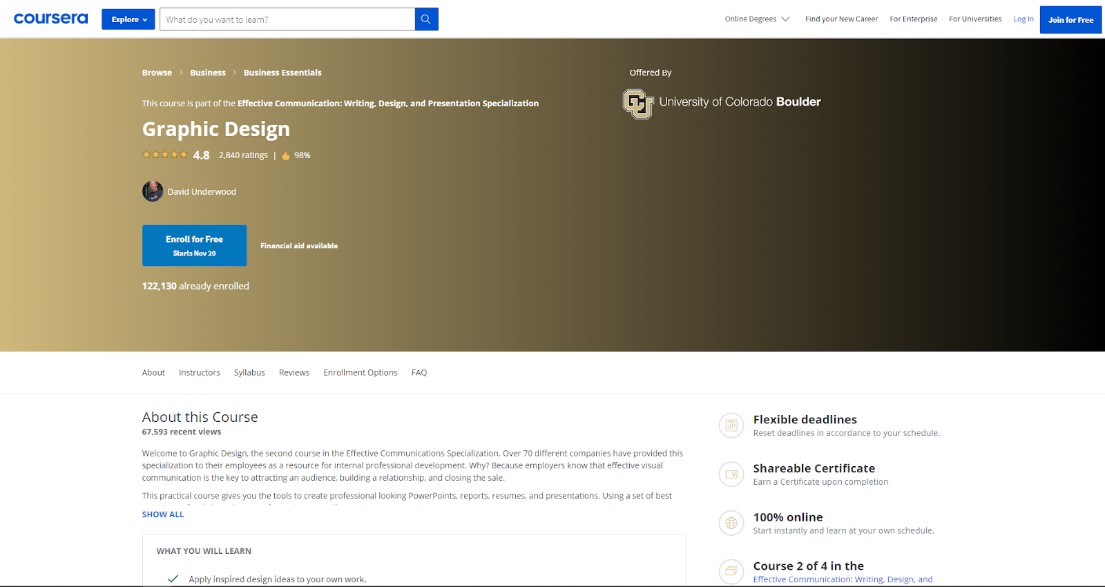 Graphic Design by Coursera