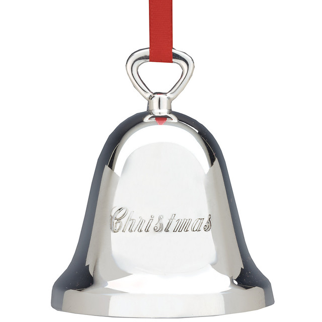 silver Christmas bell