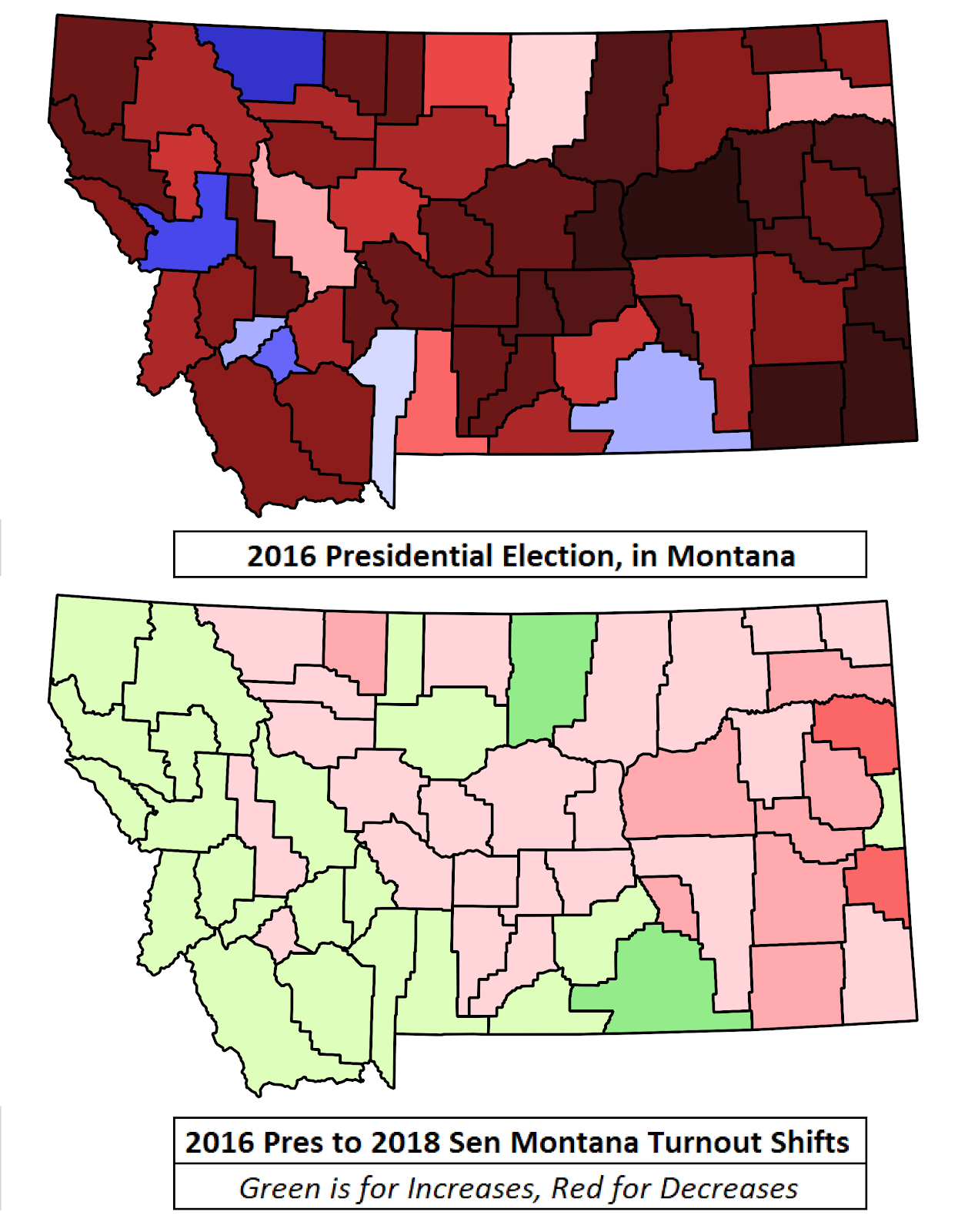 Montana turnout shifts.