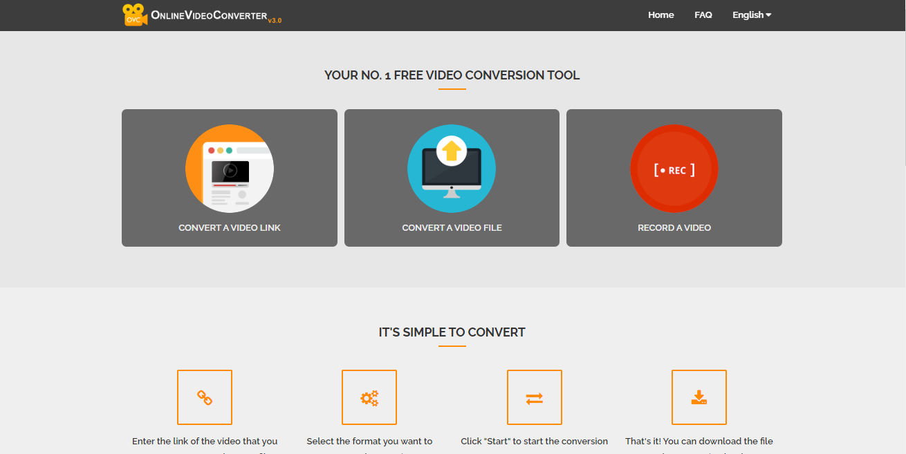 8. OnlineVideoConverter