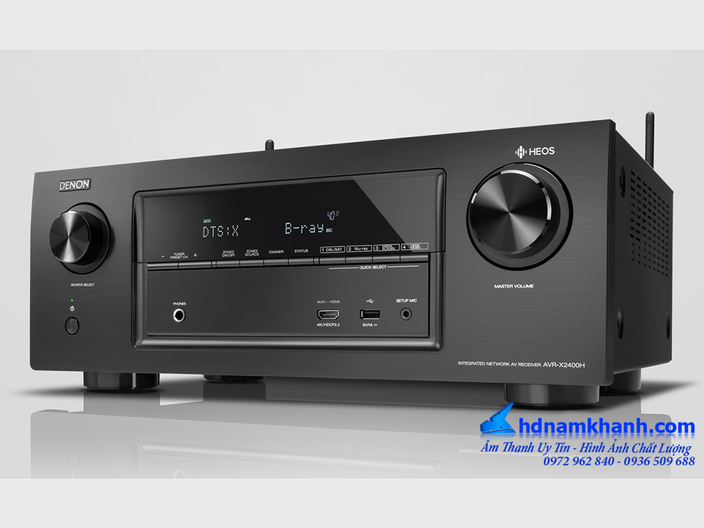 Amply Denon AVR X2400h, X3400h - Thông minh, tiện ích